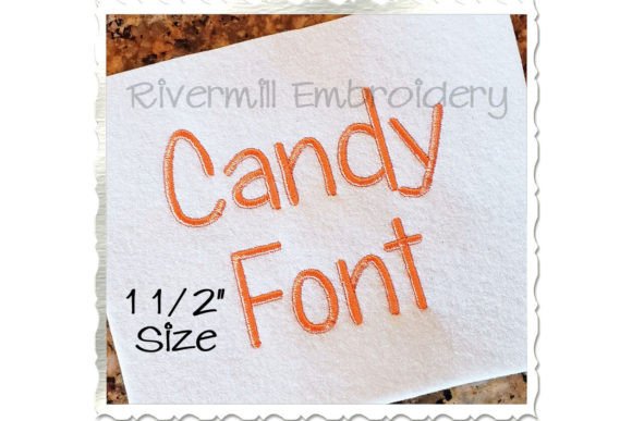 1 1 2 Candy Embroidery Font Review for Real Embroidery Projects