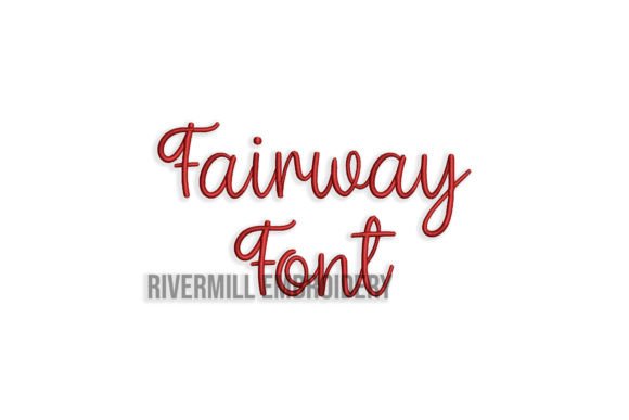 2 Fairway Embroidery Font: A Designer’s Take for Boutique Apparel