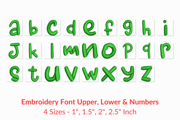 Angry Monsta Fonts Embroidery Design