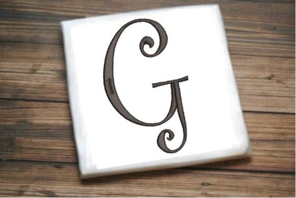 Beautiful Capital G Letter Monogram: A Craft Fair Embroidery Staple?