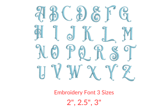 Elegant Vintage Script Embroidery Design Review