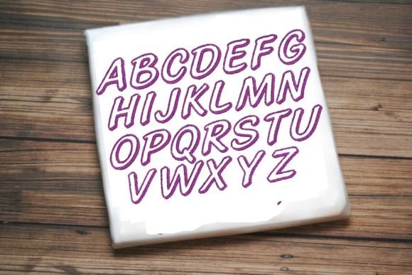 Evaluating Uppercase Letter from A to Z for Boutique Sweatshirt Embellishment