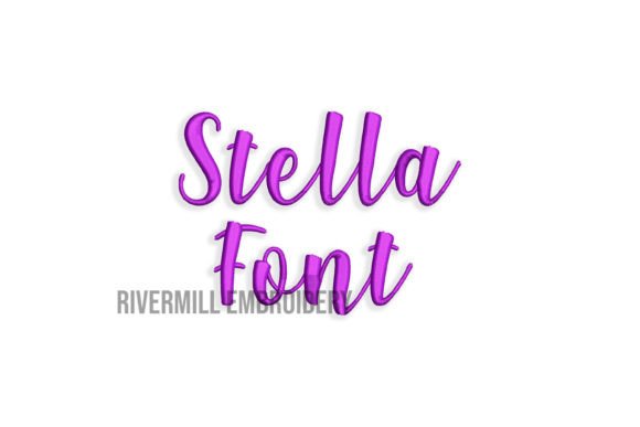 Half Inch Stella Embroidery Font: A Designer’s Review for Boutique Sweatshirts