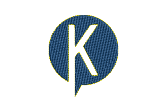 K Logo: A Sharp Choice for Custom Embroidery Sellers