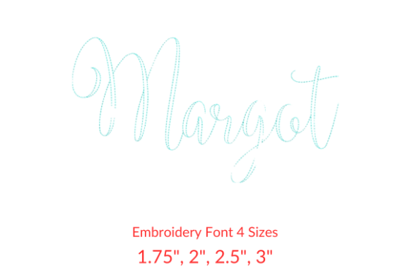 Margot Vintage Font: A Seasonal Embroidery Essential