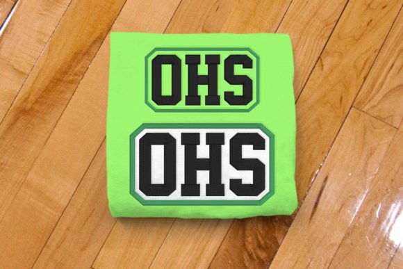 OHS High School Initials Embroidery Review for Business Use