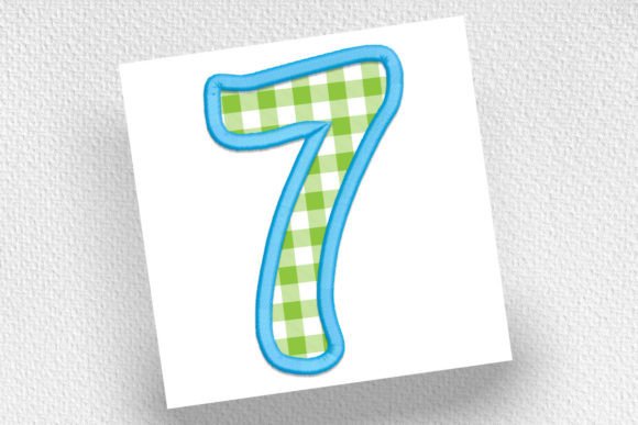 Review: Number 7 Applique for Personalized Embroidery Gifts