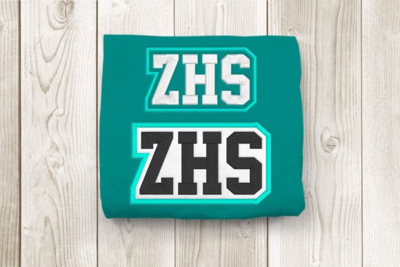 Review: ZHS High School Initials Embroidery for Boutique Apparel