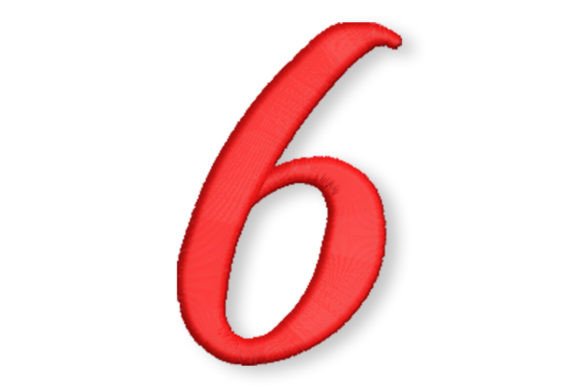 Script Number Six: A Craft Fair-Ready Embroidery Font with Real Selling Potential