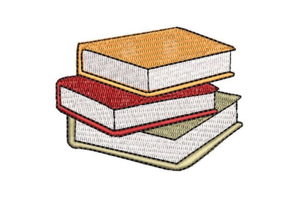 Three School Books: A Seasonal Embroidery Gem