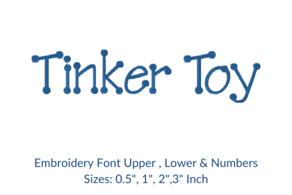 Tinker Toy Font Embroidery Design: A Seller’s Review for Etsy & Small Shop Use