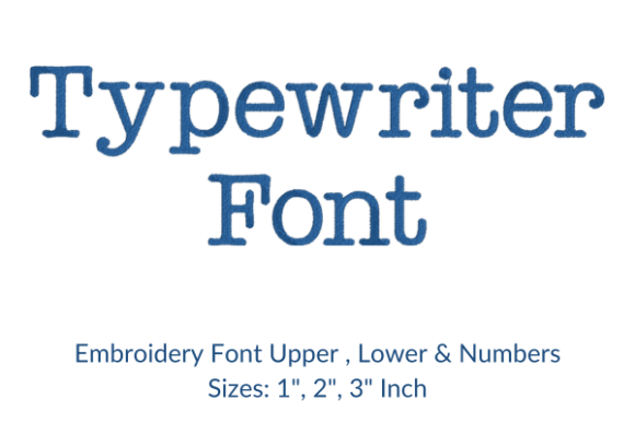 Typewriter Font: A Practical Review for Real Embroidery Projects